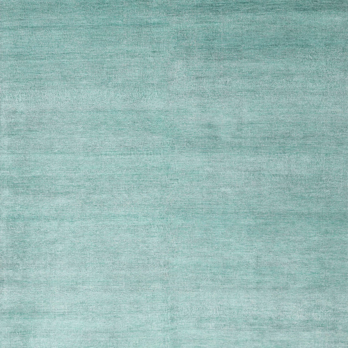 Contemporary Tiffany Blue Modern Rug, con1482