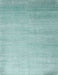 Machine Washable Contemporary Tiffany Blue Rug, wshcon1482