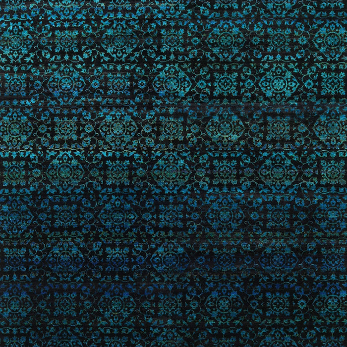 Machine Washable Contemporary Black Rug, wshcon1484