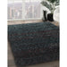 Machine Washable Contemporary Midnight Gray Rug in a Family Room, wshcon1485