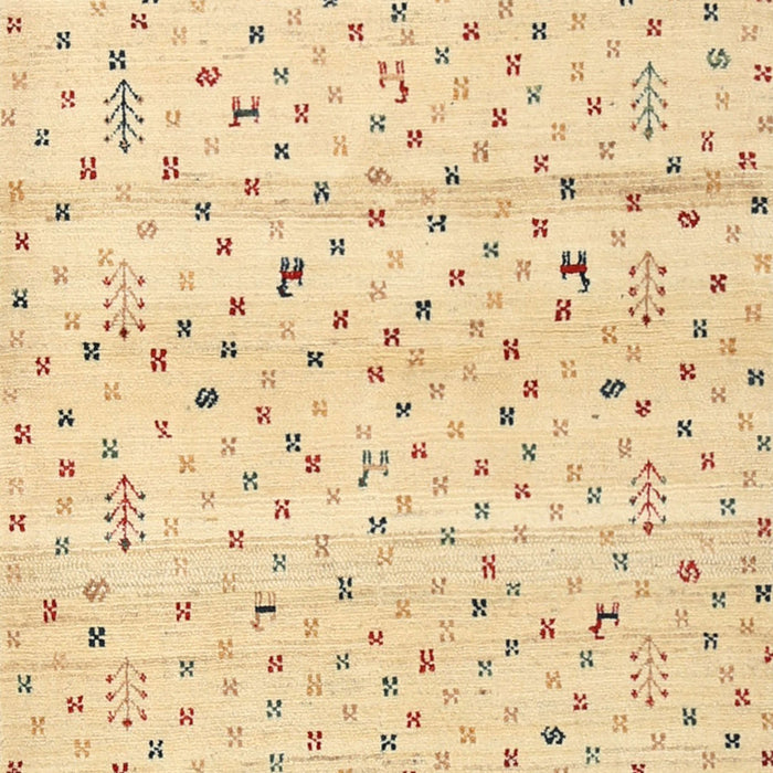 Contemporary Brown Gold Solid Rug, con1486