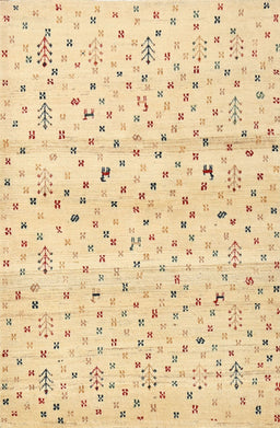 Machine Washable Contemporary Brown Gold Rug, wshcon1486