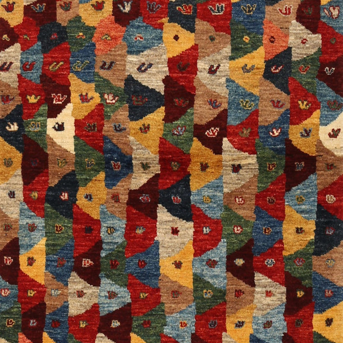 Machine Washable Contemporary Saffron Red Rug, wshcon1488