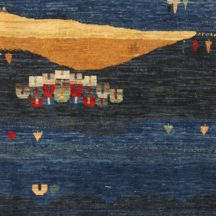 Contemporary Carbon Gray Modern Rug, con1489