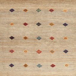 Sideview of Machine Washable Contemporary Peru Brown Rug, wshcon1493