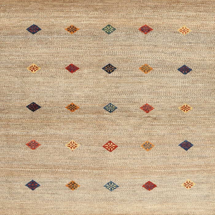 Sideview of Machine Washable Contemporary Peru Brown Rug, wshcon1493