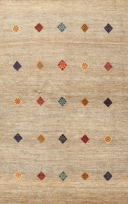 Machine Washable Contemporary Peru Brown Rug, wshcon1493