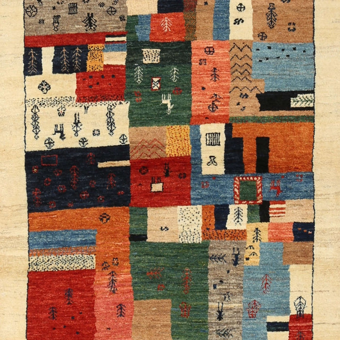 Contemporary Dark Sienna Brown Modern Rug, con1494