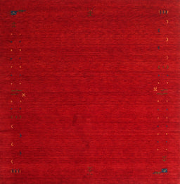 Contemporary Brown Red Modern Rug, con149