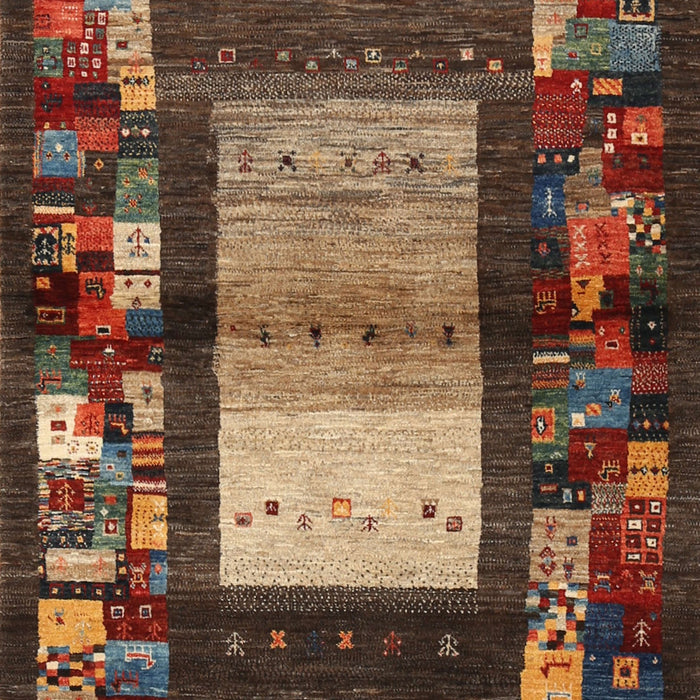 Contemporary Red Modern Rug, con1501