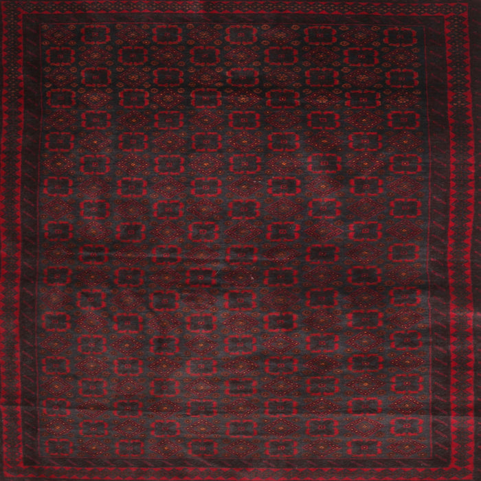 Sideview of Machine Washable Contemporary Burgundy Brown Rug, wshcon1503