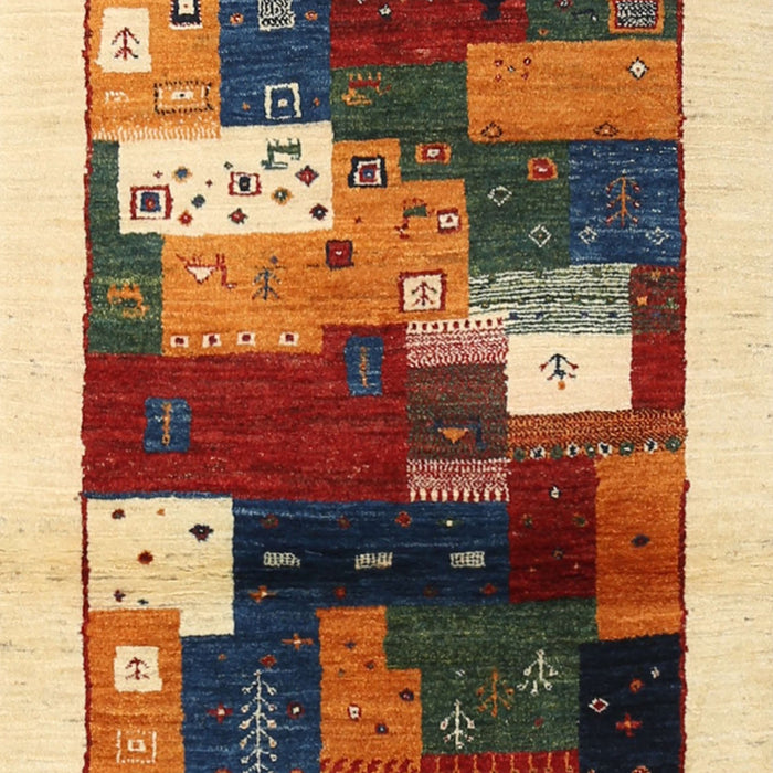 Contemporary Brown Red Modern Rug, con1504