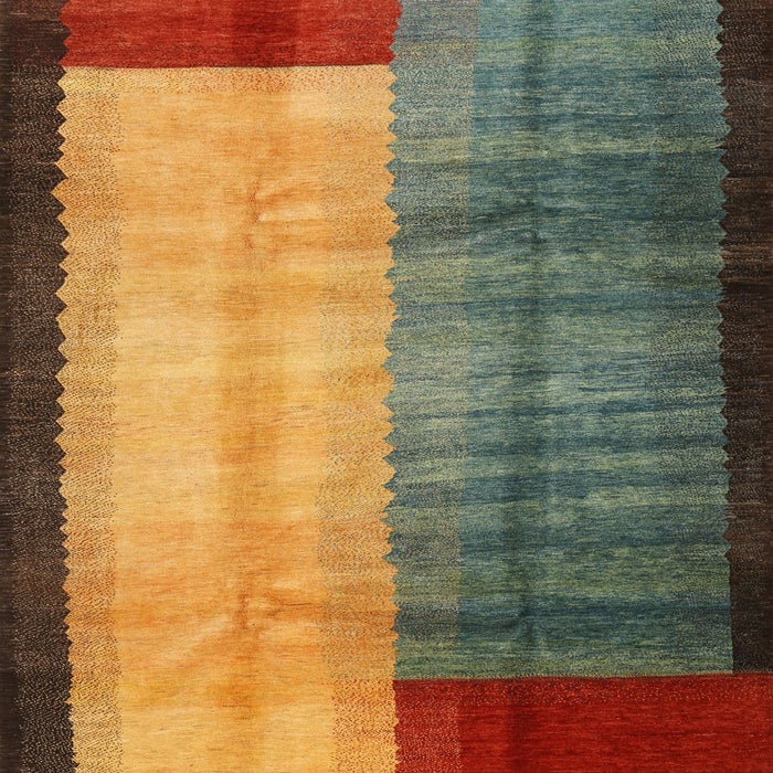 Contemporary Caramel Brown Modern Rug, con1508