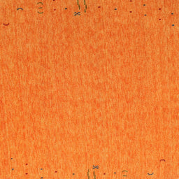 Sideview of Machine Washable Contemporary Orange Red Rug, wshcon150