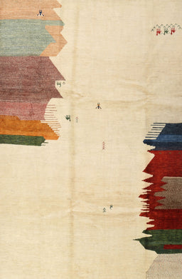 Contemporary Sun Yellow Solid Rug, con1510