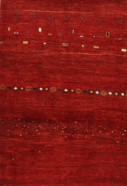 Contemporary Red Modern Rug, con1511