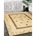 Machine Washable Contemporary Metallic Gold Rug in a Family Room, wshcon1512