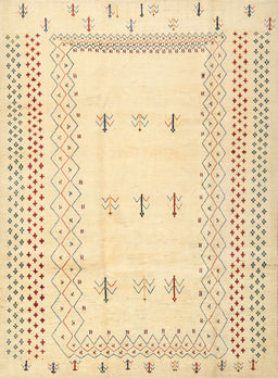 Contemporary Sun Yellow Solid Rug, con1516