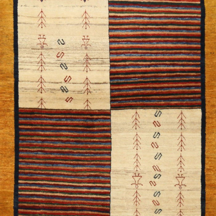 Contemporary Brown Red Modern Rug, con1520