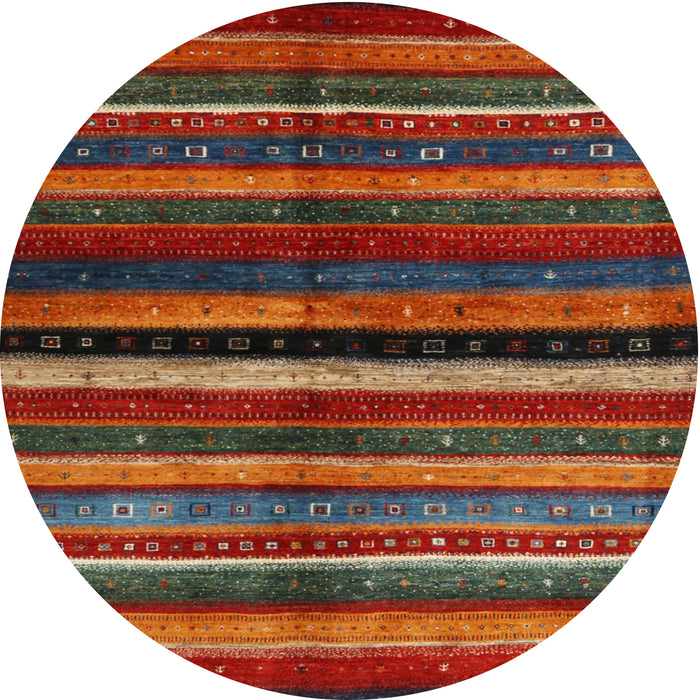 Square Machine Washable Contemporary Brown Rug, wshcon1521