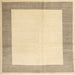 Square Contemporary Sun Yellow Solid Rug, con1522