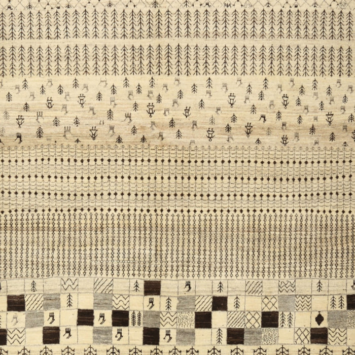 Machine Washable Contemporary Brown Gold Rug, wshcon1523