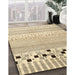 Machine Washable Contemporary Brown Gold Rug in a Family Room, wshcon1523