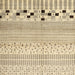 Sideview of Machine Washable Contemporary Brown Gold Rug, wshcon1523