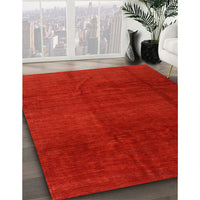 Contemporary Red Modern Rug, con1525