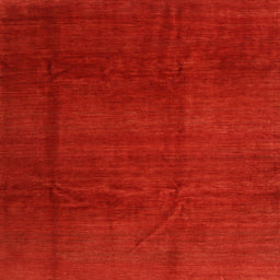 Square Contemporary Red Modern Rug, con1525