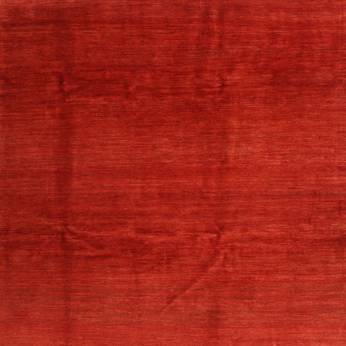 Square Contemporary Red Modern Rug, con1525