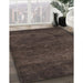 Machine Washable Contemporary Milk Chocolate Brown Rug in a Family Room, wshcon1528