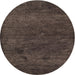 Sideview of Contemporary Chocolate Brown Modern Rug, con1528