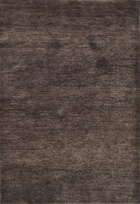 Machine Washable Contemporary Milk Chocolate Brown Rug, wshcon1528