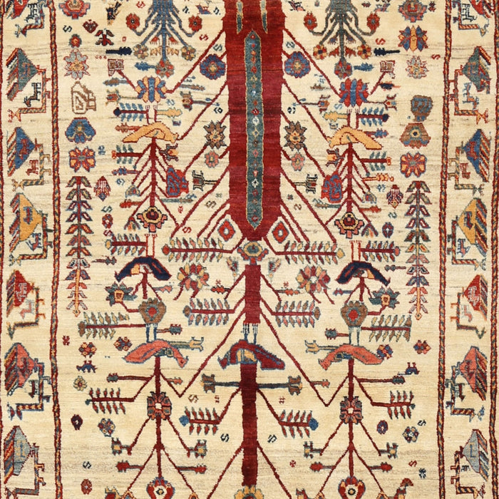 Machine Washable Contemporary Brown Gold Rug, wshcon1529