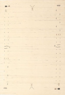 Contemporary Golden Blonde Gold Solid Rug, con152