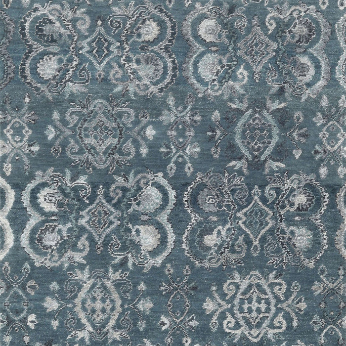 Contemporary Blue Modern Rug, con1530
