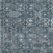 Sideview of Machine Washable Contemporary Blue Rug, wshcon1530