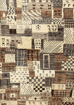 Contemporary Reddish Brown Southwestern Rug, con1532