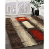 Contemporary Red Modern Rug, con1538