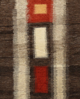 Contemporary Red Modern Rug, con1538