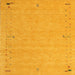 Sideview of Machine Washable Contemporary Dark Orange Rug, wshcon153