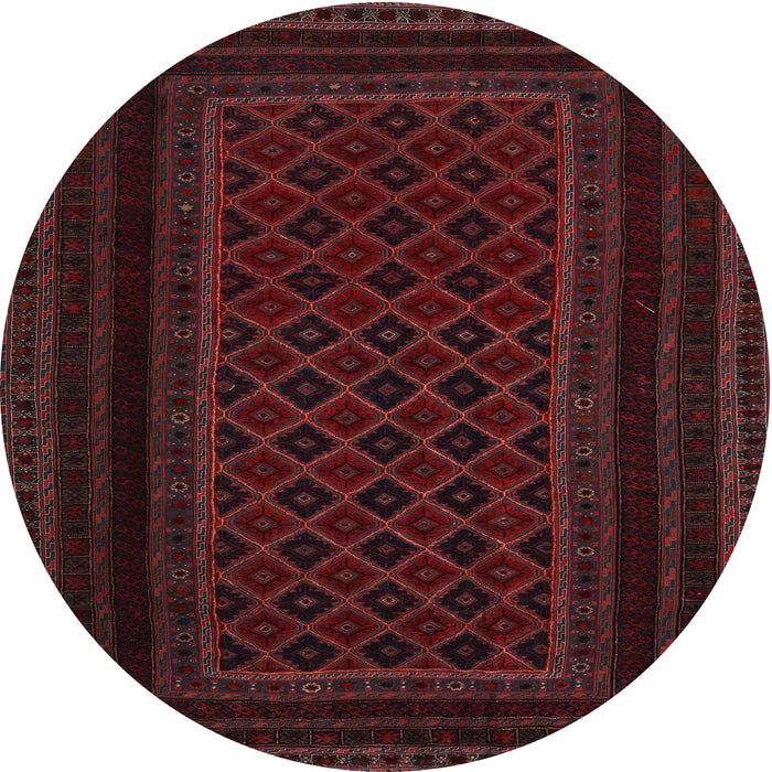 Sideview of Contemporary Bakers Brown Modern Rug, con1541