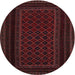 Sideview of Contemporary Bakers Brown Modern Rug, con1541