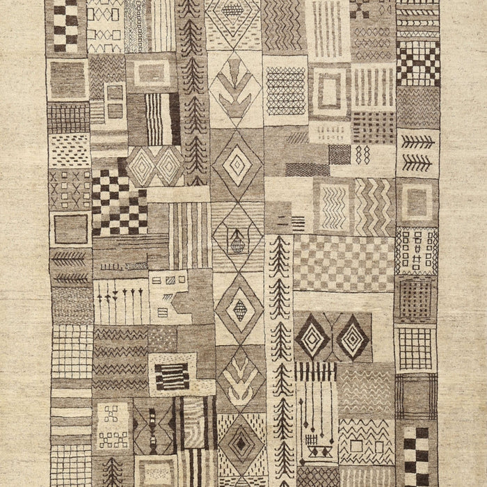 Machine Washable Contemporary Dark Almond Brown Rug, wshcon1542