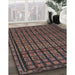 Machine Washable Contemporary Bakers Brown Rug in a Family Room, wshcon1544