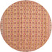 Square Machine Washable Contemporary Sand Brown Rug, wshcon1545