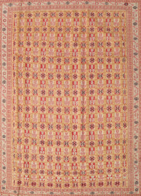 Machine Washable Contemporary Sand Brown Rug, wshcon1545