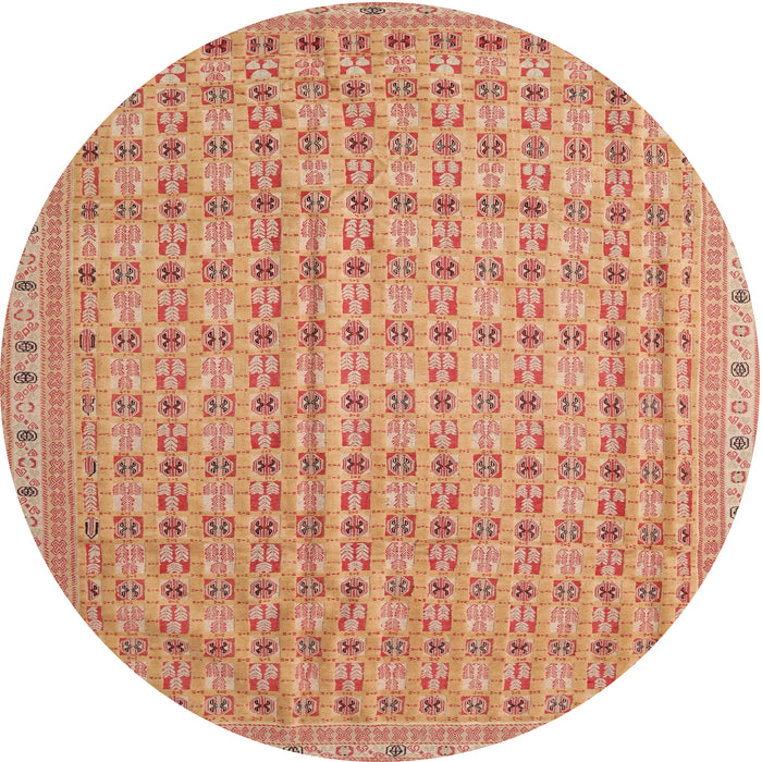 Sideview of Contemporary Sand Brown Modern Rug, con1545