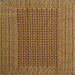 Sideview of Machine Washable Contemporary Saddle Brown Rug, wshcon1546